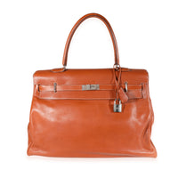 Hermès Fauve Sikkim Kelly Relax 50 PHW