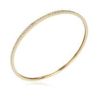 Diamond Slip On Bangle in 18k Yellow Gold 1.75 CTW