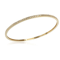 Diamond Slip On Bangle in 18k Yellow Gold 1.75 CTW