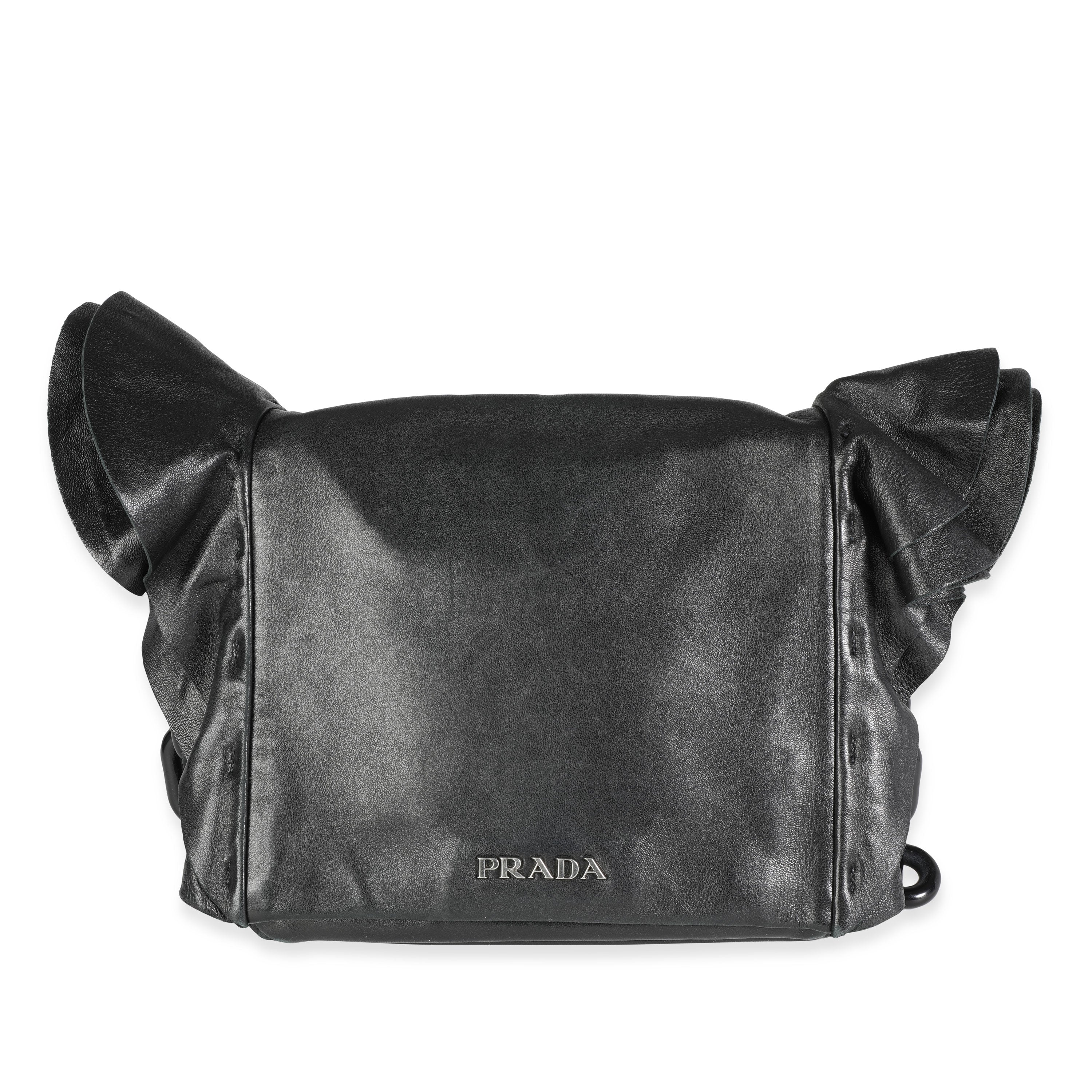 Prada Nappa Ruffle Shoulder Bag, Prada Handbags