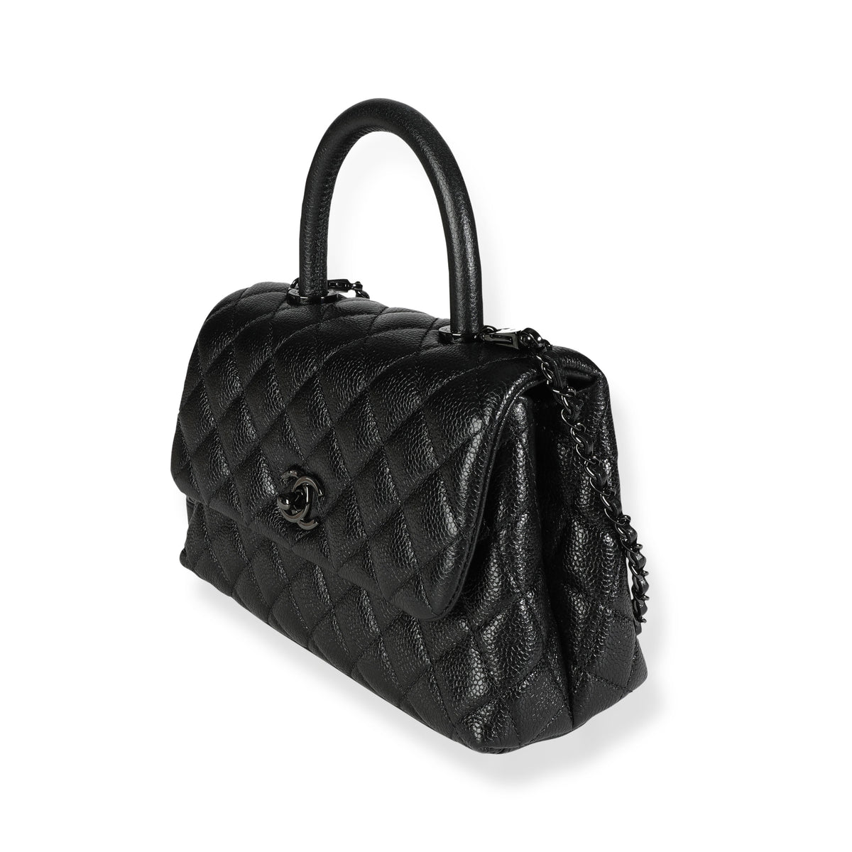 SALE! Chanel Coco Handle Mini So Black Caviar, Women's Fashion