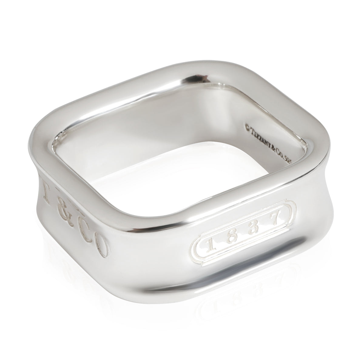 Tiffany & Co. 1837 Square Ring in Sterling Silver