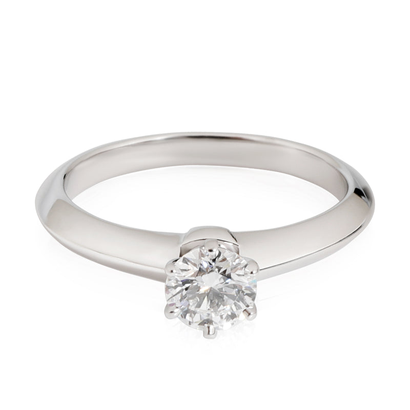 Tiffany & Co. Diamond Engagement Ring in Platinum D IF 0.46 CTW