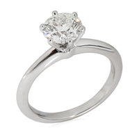 Tiffany & Co. Diamond Engagement Ring in Platinum I VVS2 1.04 CTW