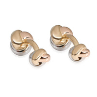 Cartier Trinity Cufflinks in 18K 3 Tone Gold