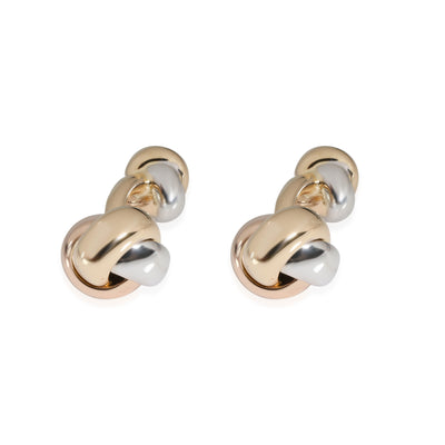 Cartier Trinity Cufflinks in 18K 3 Tone Gold