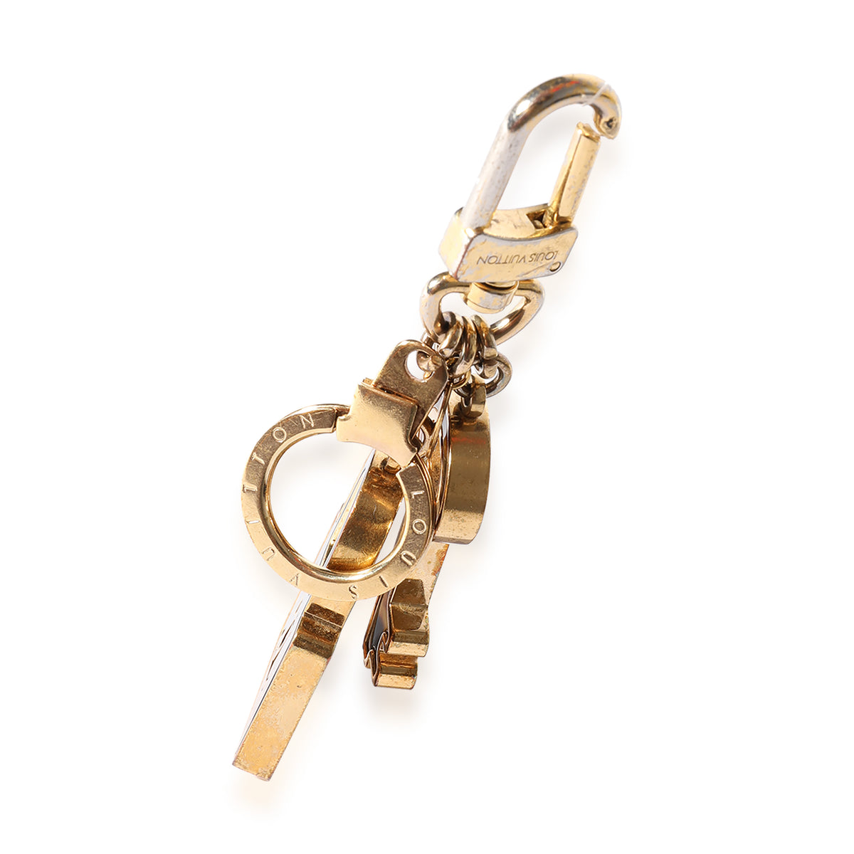 Louis Vuitton, Accessories, Louis Vuitton Gold Lock And Key Necklace  Double Chain W Key