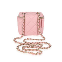 Chanel Sakura Pink Caviar Vertical Vanity Bag With Chain, myGemma