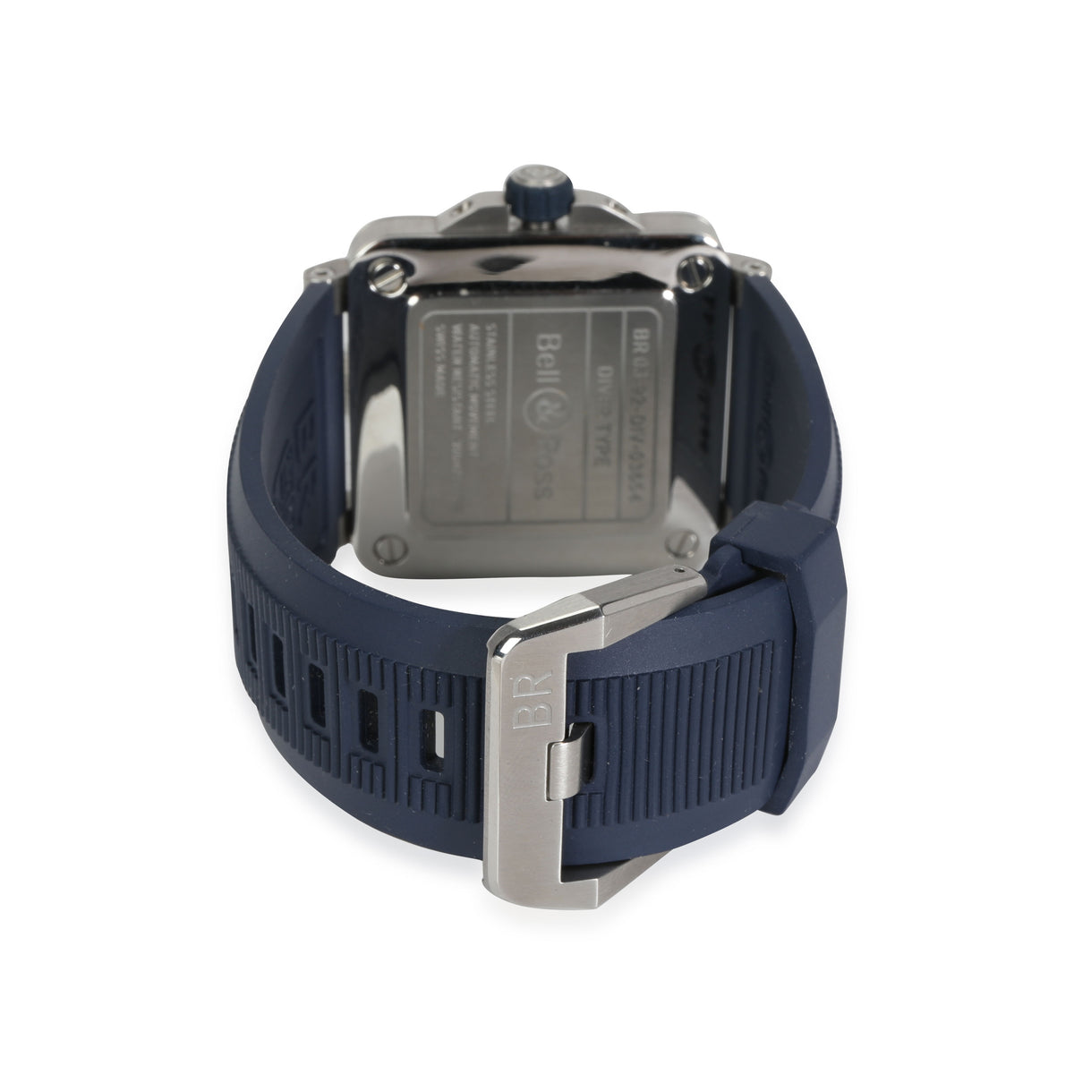 Bell & Ross Instrument Diver Blue BR0392-D-BU-ST/SRB Mens Watch in  Stainless S