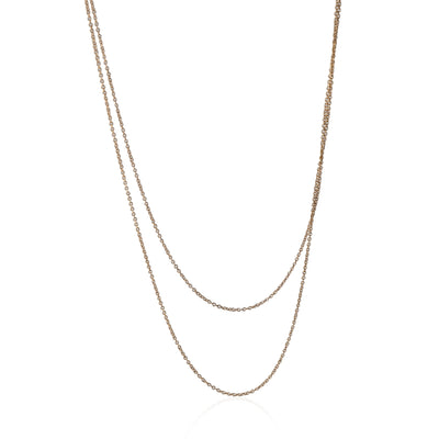 Tiffany & Co. Double Chain Necklace in 18K Rose Gold