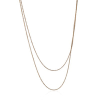 Tiffany & Co. Double Chain Necklace in 18K Rose Gold