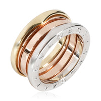 BVLGARI B. Zero 1 Ring in 18K 3 Tone Gold