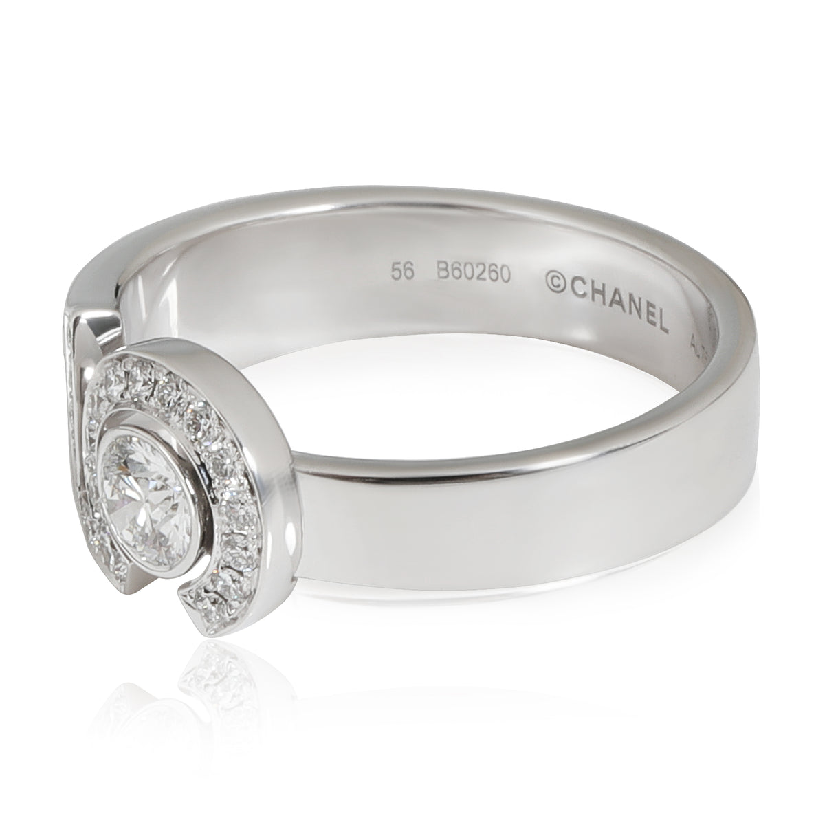 Chanel Eternal N°5 Necklace - 18K White Gold, Diamonds - Color: Blanc