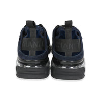 Chanel Wmns Velvet Calfskin Grosgrain Sneaker Navy Blue