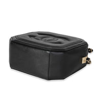 Chanel Black Lambskin Octagon Camera Bag