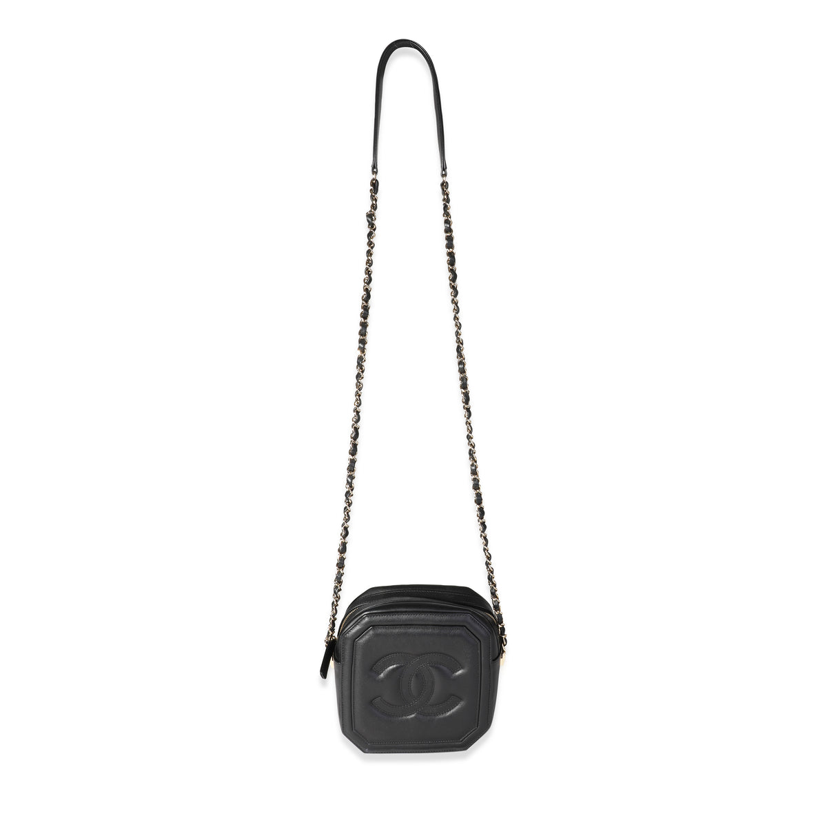 Chanel Lambskin CC Octagon Small Camera Case Bag