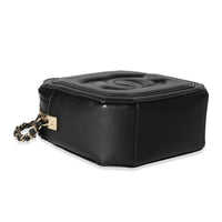 Chanel Black Lambskin Octagon Camera Bag