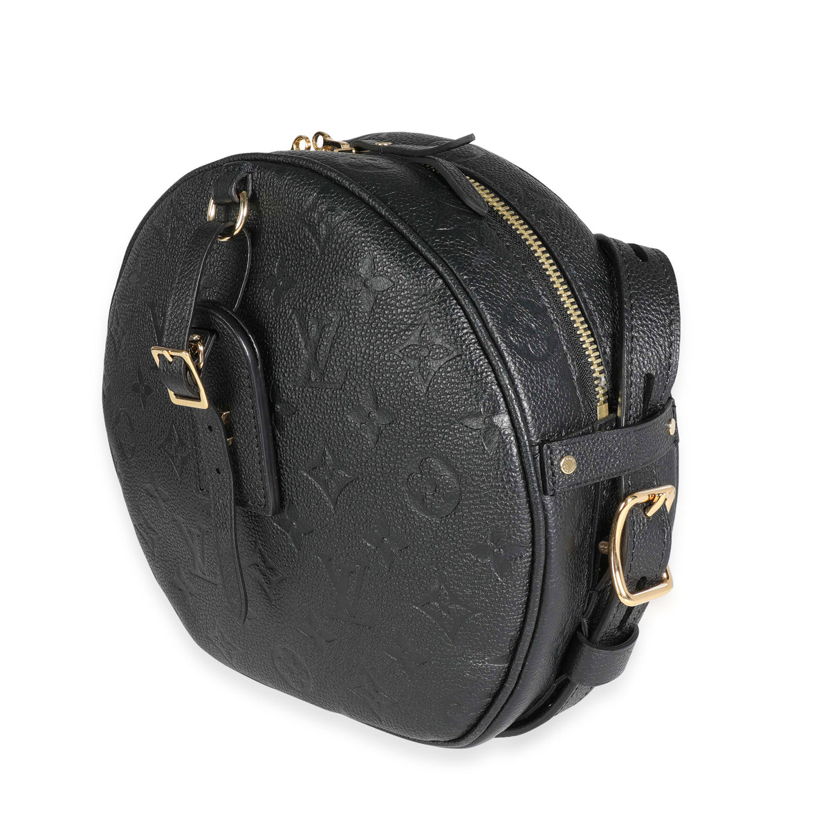 Louis Vuitton - Black Empreinte Boite Chapeau Souple MM Bag