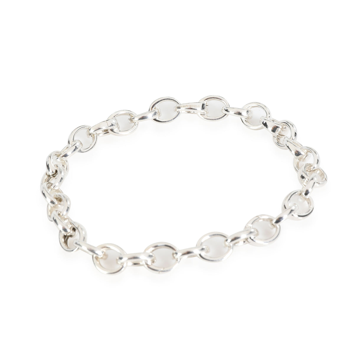 Tiffany & Co. Medium Oval Link Bracelet in  Sterling Silver