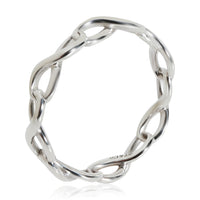 Tiffany & Co. Narrow Infinity Band in  Sterling Silver