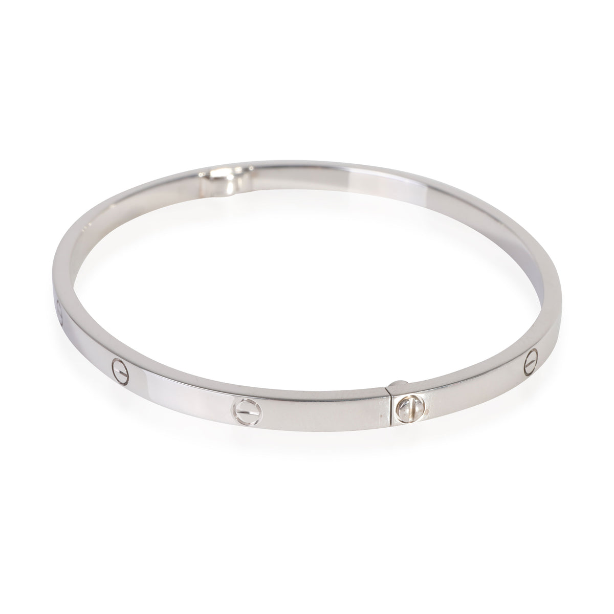 Cartier LOVE Bracelet in 18k White Gold