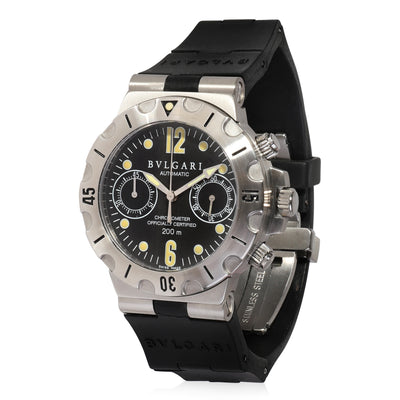 BVLGARI Diagono Scuba SC 38 S Mens Watch in  Stainless Steel