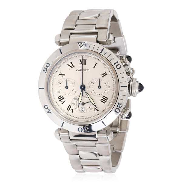 Cartier Pasha Chrono 1050 Men s Watch in Stainless Steel