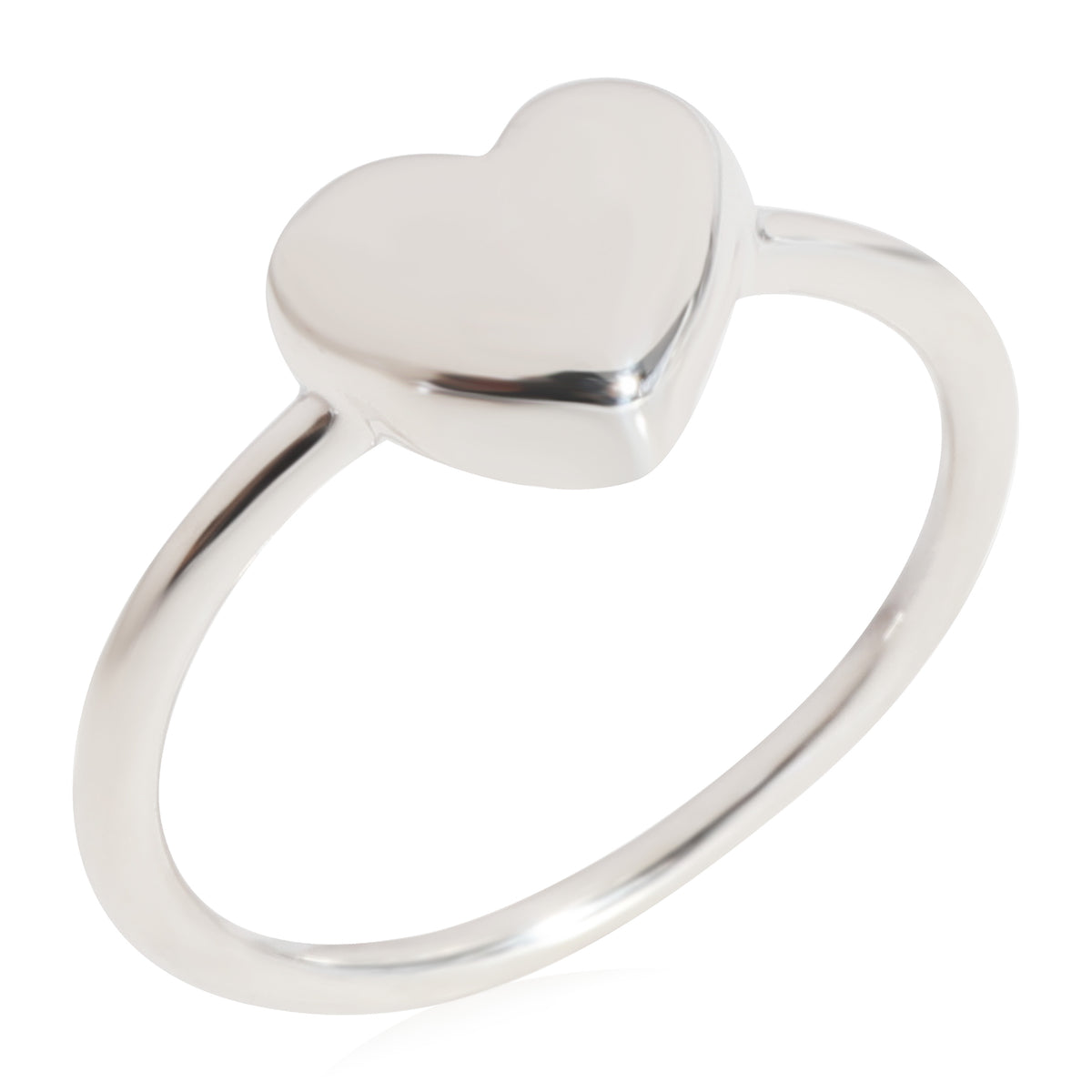 Elsa Peretti® Open Heart ring in sterling silver, small.