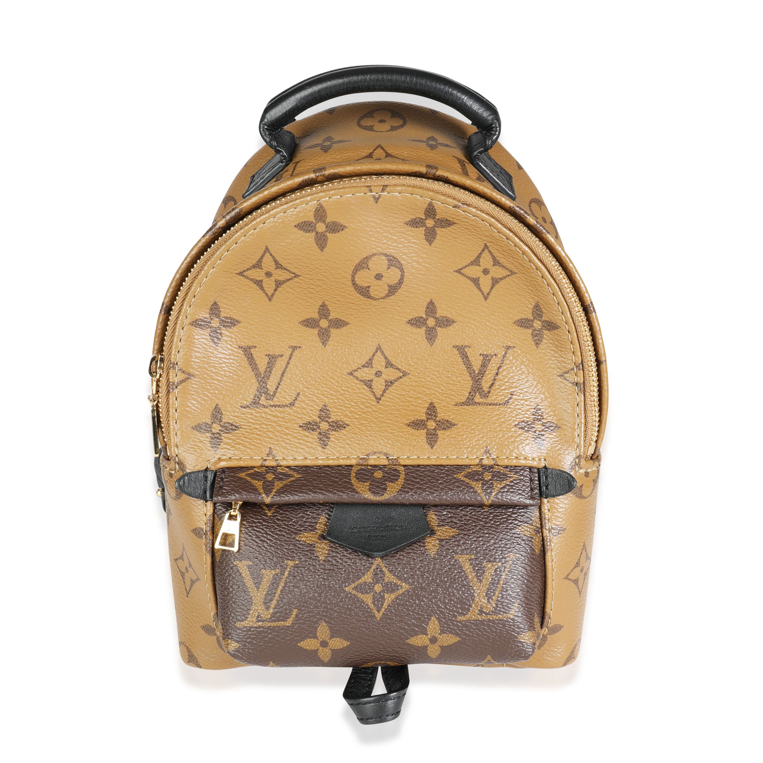 Louis Vuitton Monogram & Monogram Reverse Canvas Palm Springs Mini Backpack, myGemma