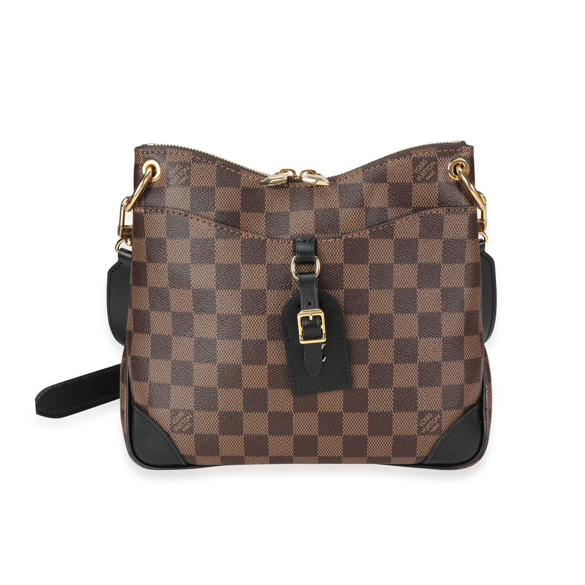 Louis Vuitton Damier Ebene Black Leather Odeon PM myGemma