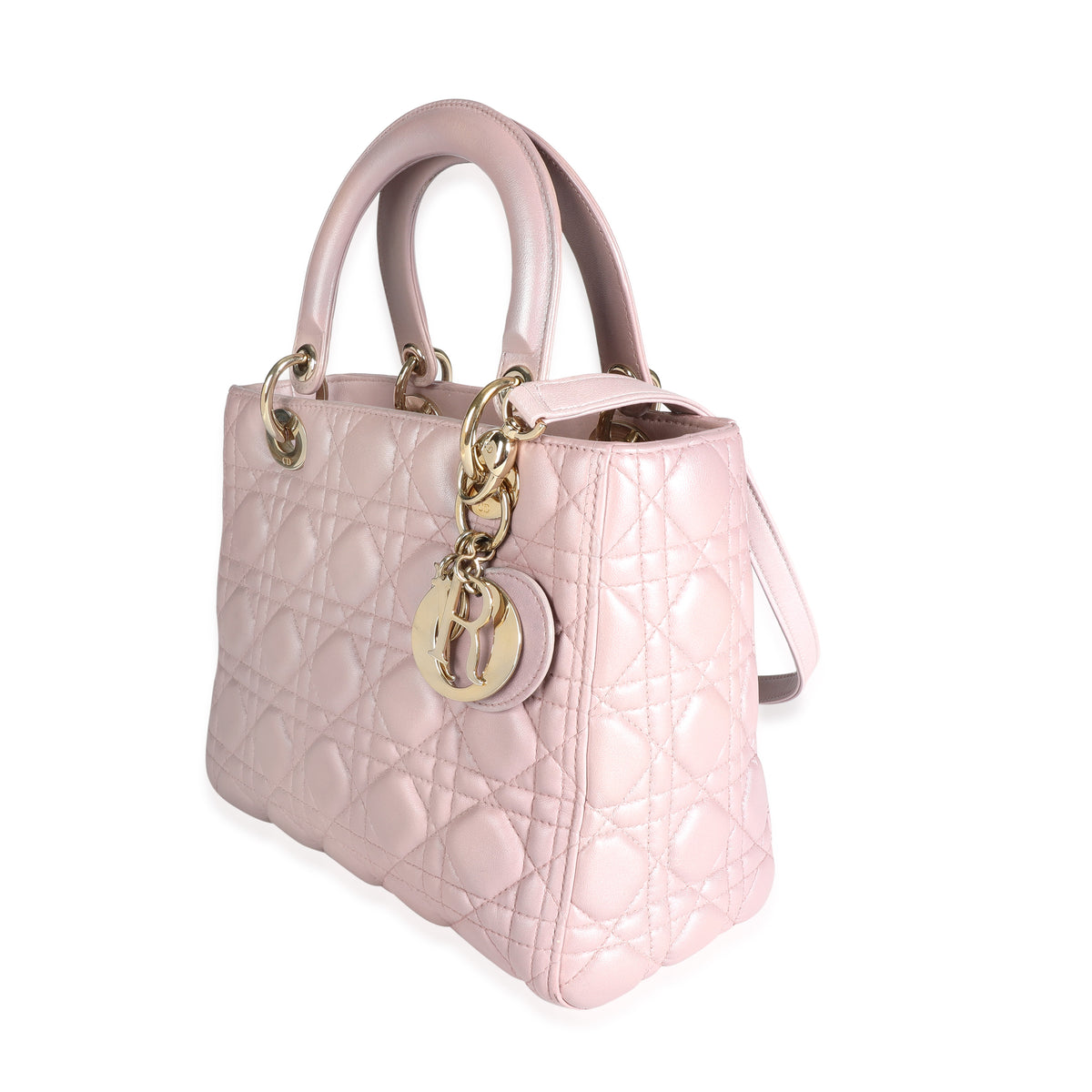Mini Lady Dior Bag with Chain in Lotus Pearly Lambskin – STYLISHTOP
