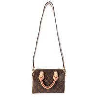 Louis Vuitton Brown Monogram Canvas Speedy Bandoulière 20