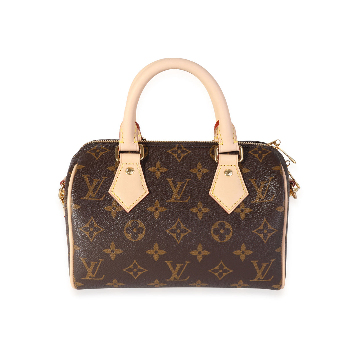 Louis Vuitton Damier Ebene Speedy Bandouliere 20 - Brown Handle