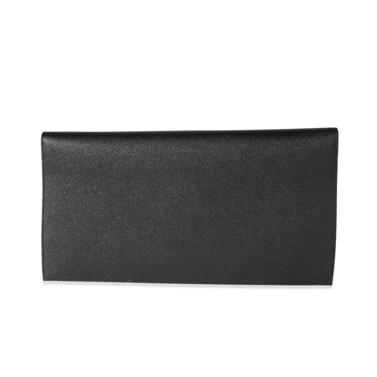 Saint Laurent Black Grain De Poudre Leather Uptown Pouch