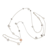 Hermès Confettis  Necklace in 18k Pink Gold/Sterling Silver