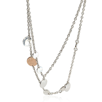 Hermès Confettis  Necklace in 18k Pink Gold/Sterling Silver