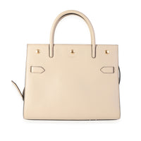 Burberry Beige Calfskin Medium Title Bag