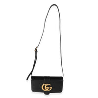 Gucci Black Calfskin Small Arli Flap Bag