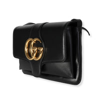 Gucci Black Calfskin Small Arli Flap Bag