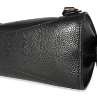 Black Grained Calfskin Neo Classic Nano Bag