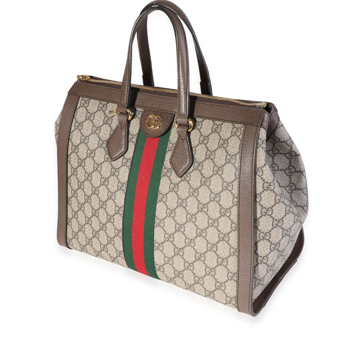 Gucci GG Supreme & Web Medium Ophidia Tote Bag