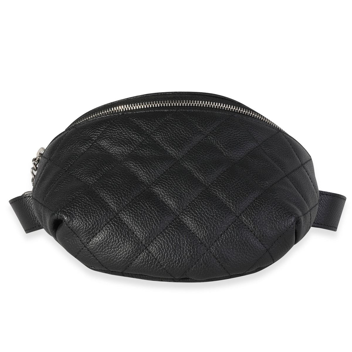 Chanel Quilted Belt Bum Bag Black Calfskin Silver Hardware Uniform  Coco  Approved Studio