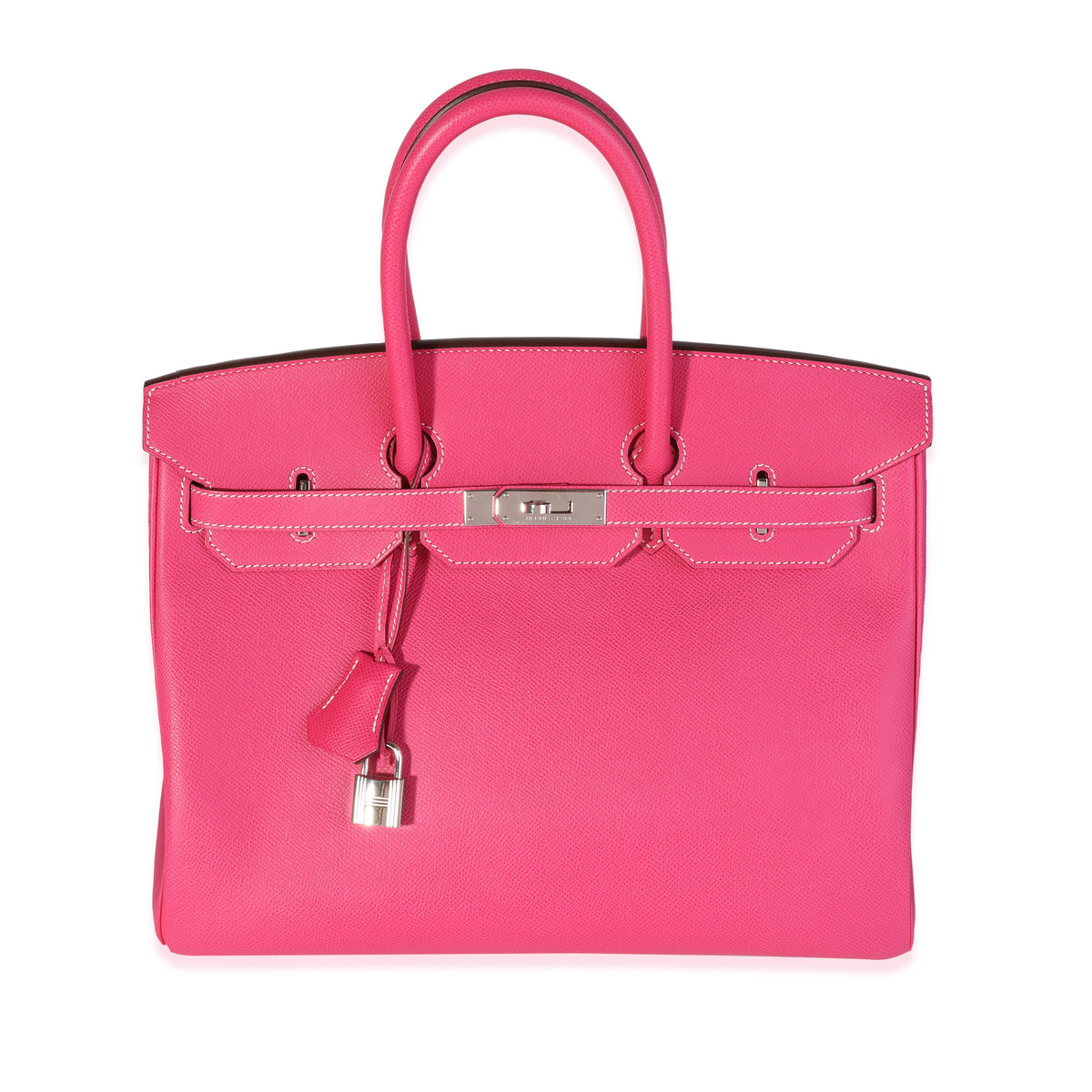 Hermès Rose Tyrien Epsom Birkin 35 PHW