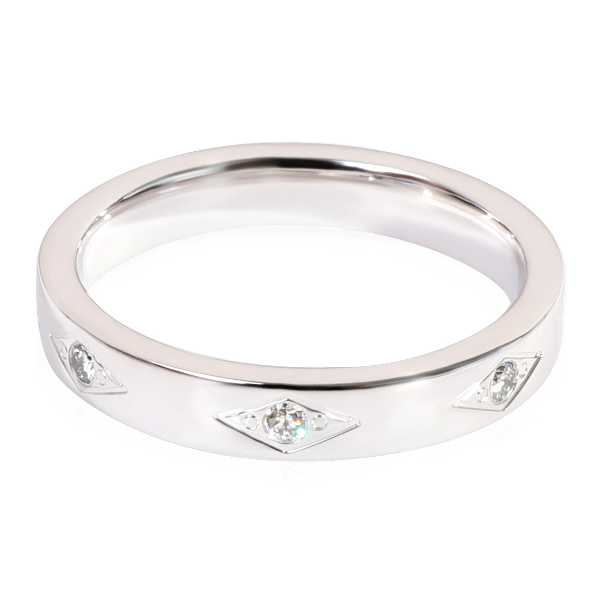 Acredo Diamond Wedding Band in Platinum 0.07 CTW