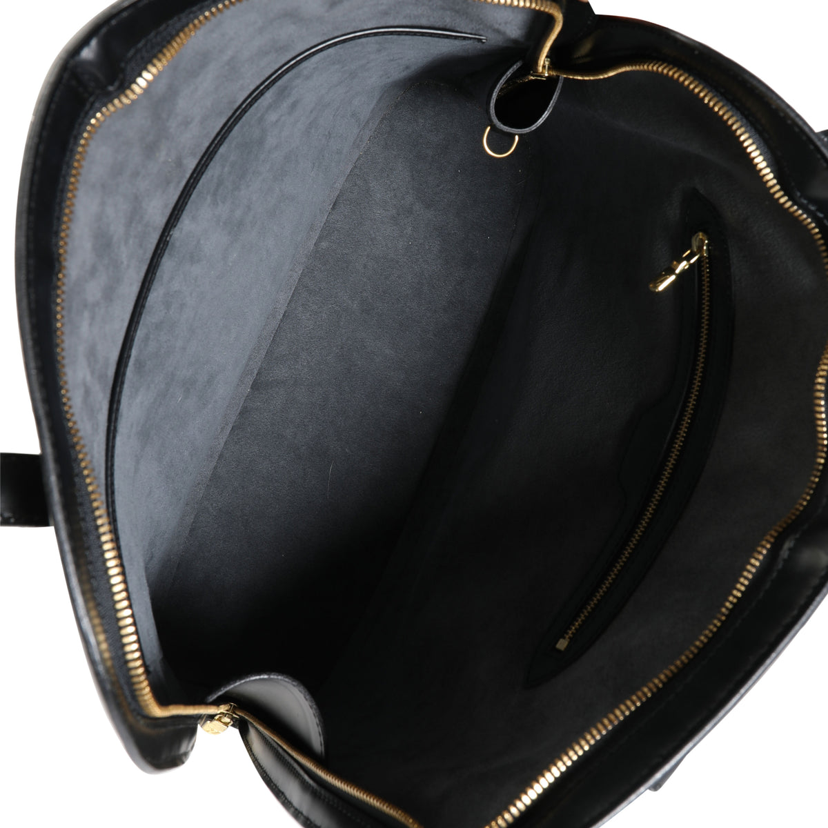 Louis Vuitton Vintage Black Epi Leather Lussac Tote