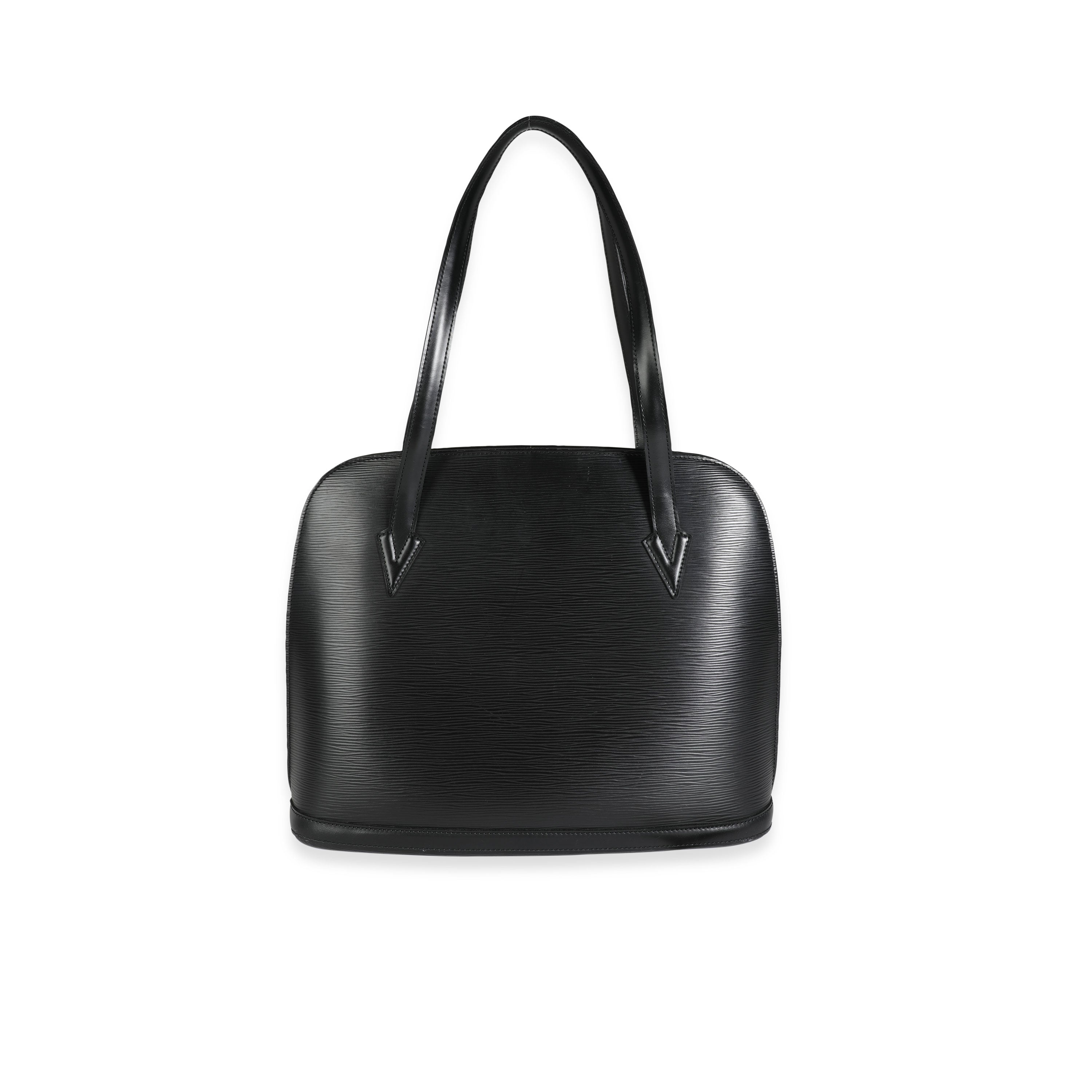 Louis Vuitton Vintage Black Epi Leather Lussac Tote, myGemma