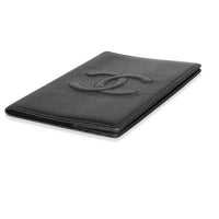 Chanel Black Caviar Timeless Passport Case