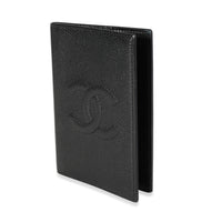 Chanel Black Caviar Timeless Passport Case