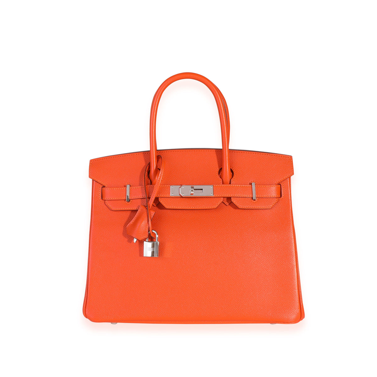 Hermès Orange Epsom Birkin 30 PHW