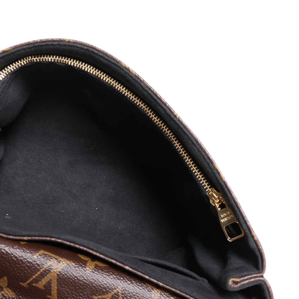 Louis Vuitton Saint Placide Shoulder Bag in Black and Brown